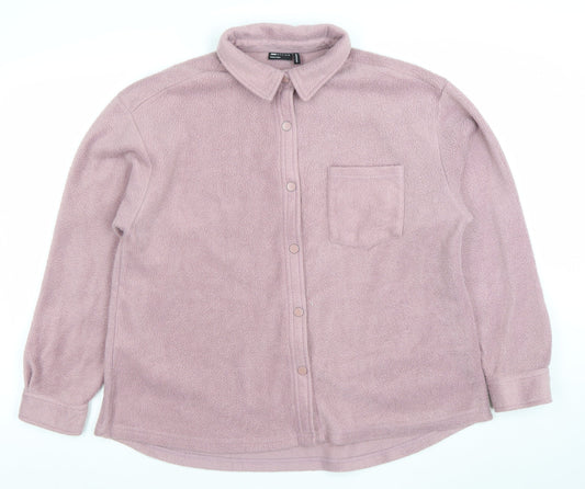 Womens UK Size 12 ASOS Design Pink Basic Jacket