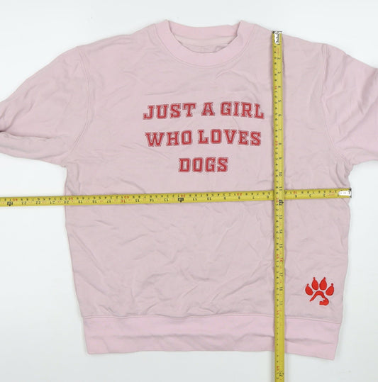 Womens UK Size S Armedangels Pink Pullover Sweatshirt