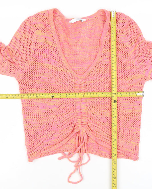 Womens UK Size M Michelle Keegan Pink Pullover Jumper