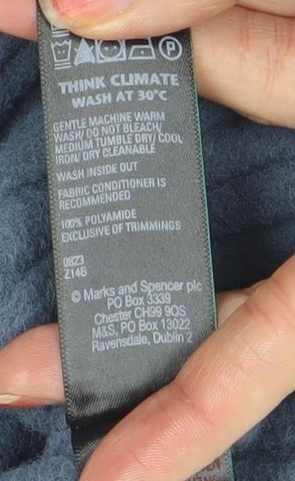 Womens UK Size M Marks and Spencer Blue Pullover Jumper