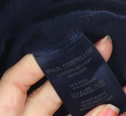 Boys UK Size L Paul Costelloe Blue Pullover Hoodie