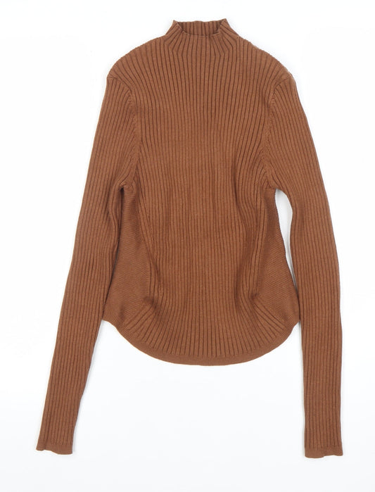 Womens UK Size XL Cider Brown Pullover Jumper