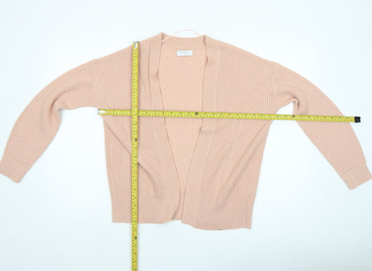 Womens UK Size M Papaya Beige Cardigan Jumper