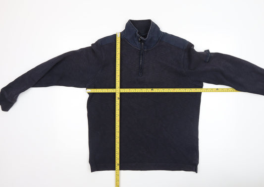 Mens UK Size M Ben Sherman Blue Pullover Sweatshirt
