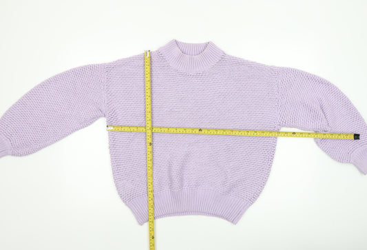 Womens UK Size 14 MNG Purple Pullover Jumper