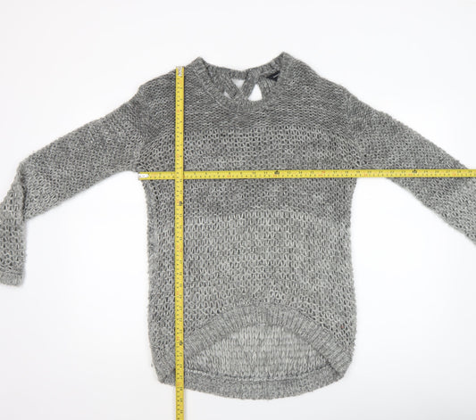 Womens UK Size 12 Dorothy Perkins Grey Pullover Jumper