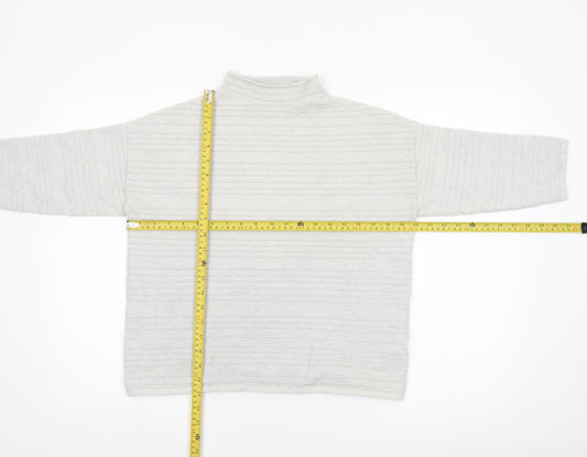 Womens UK Size 12 F&F Grey Pullover Jumper