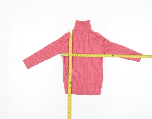 Girls UK Size 2-3 Years George Pink Pullover Jumper