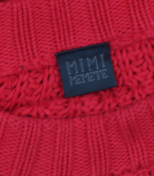 Womens UK Size L MIMI MEKETE Red Pullover Jumper