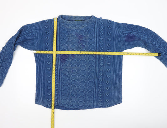 Womens UK Size M Hobbs Blue Pullover Jumper