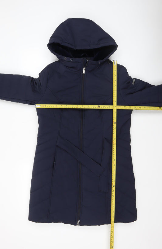 Womens UK Size S Centigrade Blue Puffer Jacket