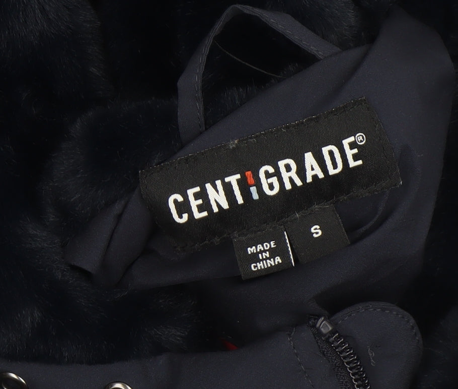 Womens UK Size S Centigrade Blue Puffer Jacket