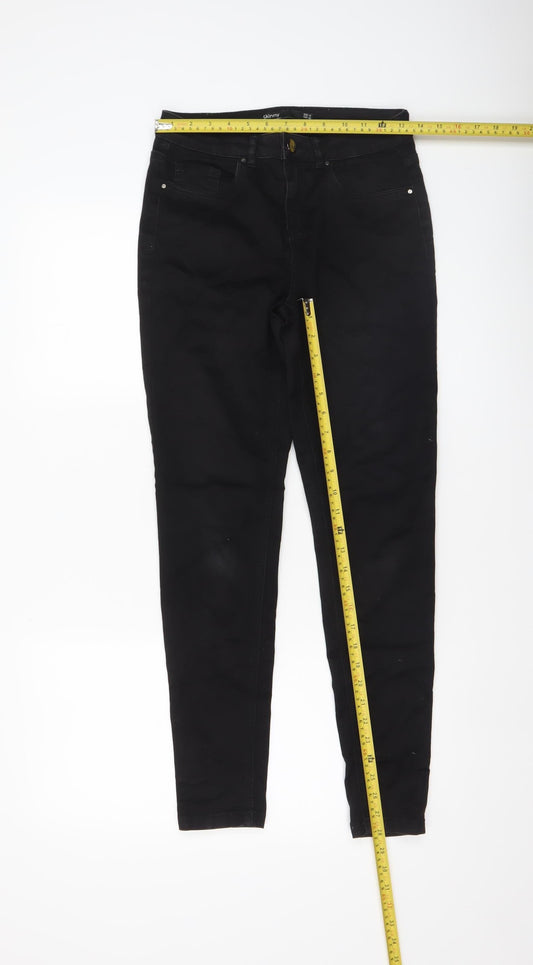 Womens UK Size 10 Dunnes Stores Slim Fit Skinny Black Jeans