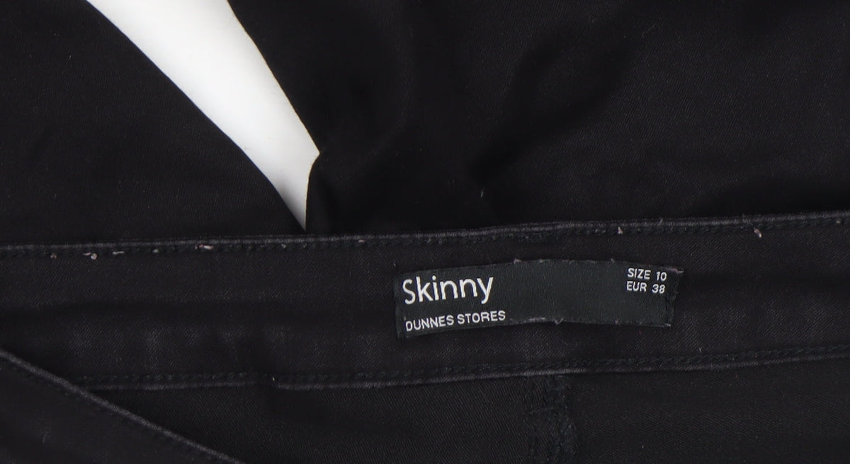 Additional view of Dunnes Women's Black Skinny Jeans, size 10 Slim, Fit Denim