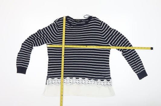Womens UK Size 14 Dorothy Perkins Blue Pullover Jumper
