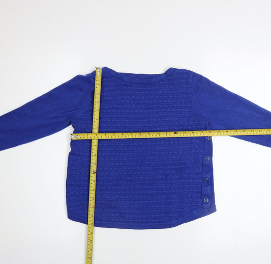 Womens UK Size 12 Margo Blue Pullover Jumper