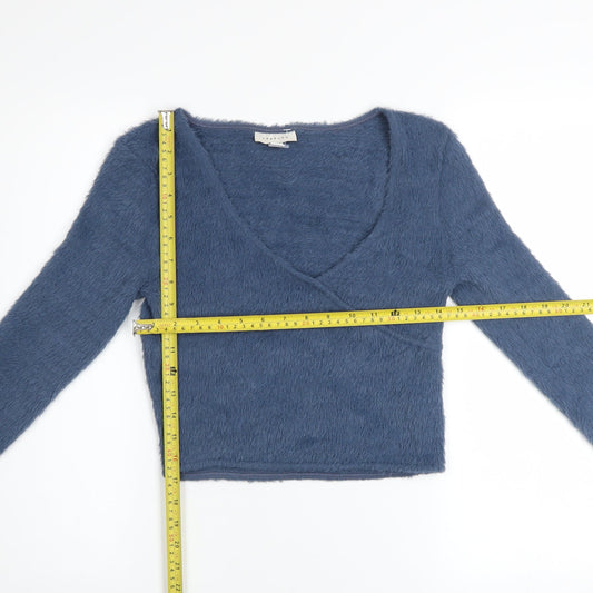 Womens UK Size 12 Topshop Blue Pullover Jumper