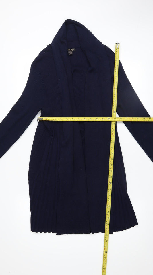 Womens UK Size L By Design Blue Cardigan Jumper