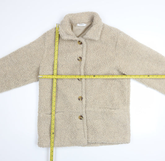 Womens UK Size 10/12 Damart Beige Basic Jacket