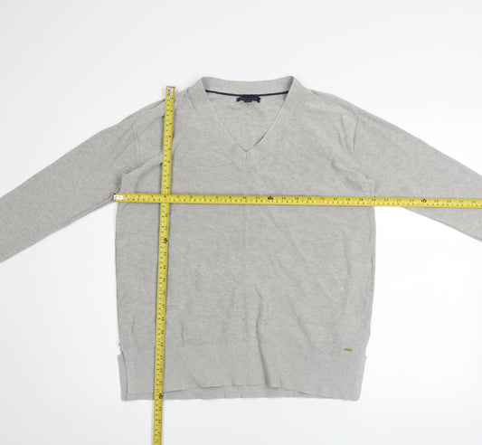 Mens UK Size M Tommy Hilfiger Grey Pullover Jumper