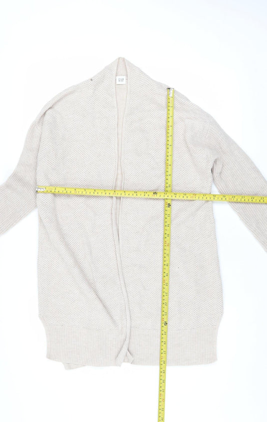 Womens UK Size S Gap Beige Cardigan Jumper