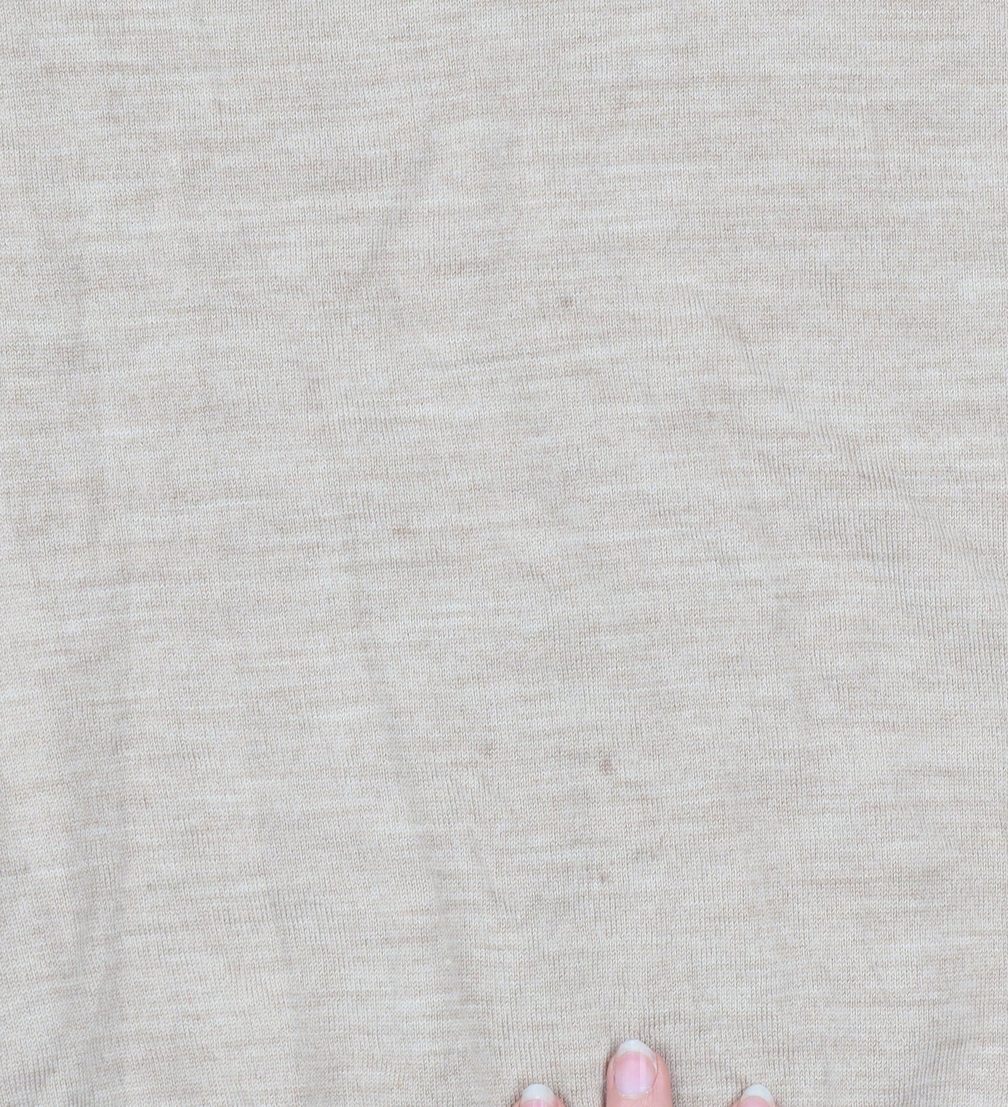 Womens UK Size XS Uniqlo Beige Pullover Jumper