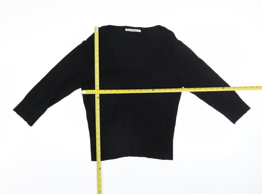 Womens UK Size 14 Bay Trading Black Pullover Jumper