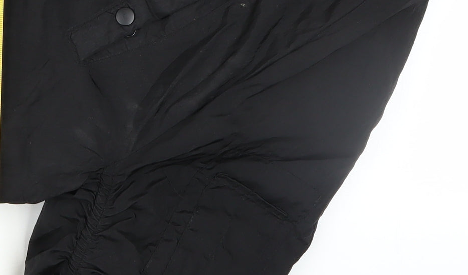Womens UK Size 12 Boohoo Black Puffer Jacket