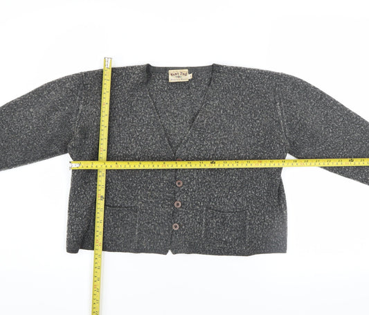 Womens UK Size S Part Two Grey Cardigan Jumper