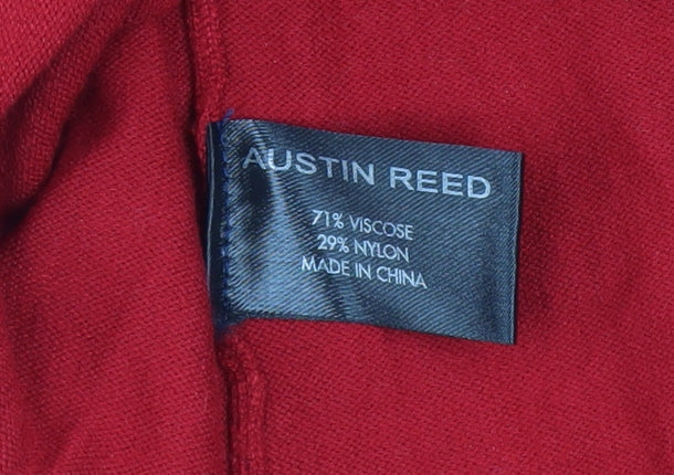 Womens UK Size S Austin Reed Red Cardigan Jumper