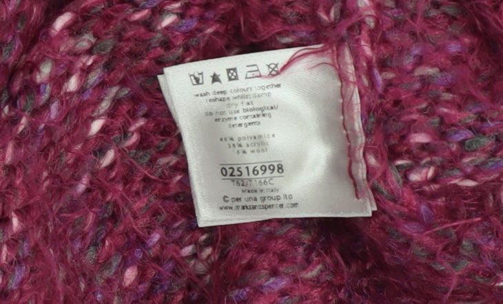 Womens UK Size L Marks and Spencer Purple Pullover Jumper