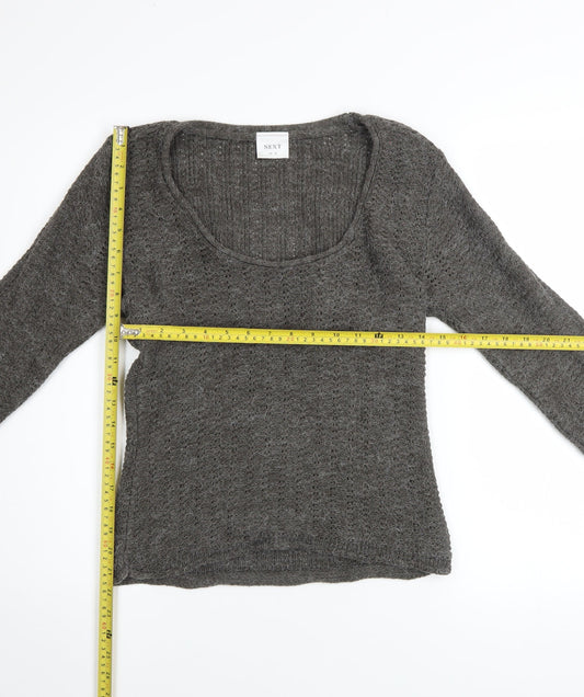 Womens UK Size 14 NEXT Grey Pullover Jumper