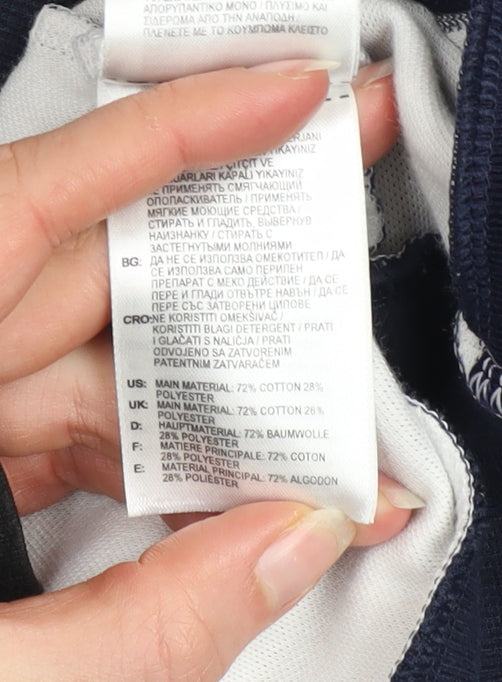 Boys UK Size 13-14 Years adidas Grey Half Zip Hoodie