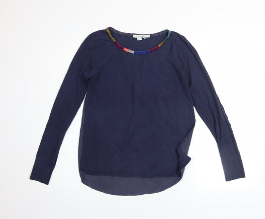 Womens UK Size 8 Boden Blue Pullover Jumper