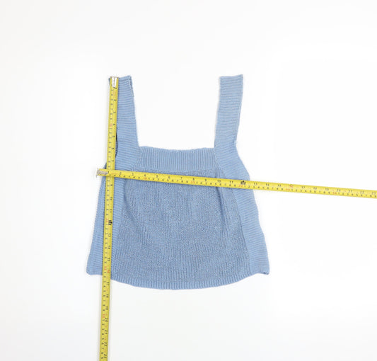Womens UK Size S Zara Blue Camisole Tank