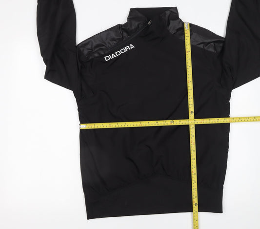 Mens UK Size S Diadora Black Pullover Sweatshirt