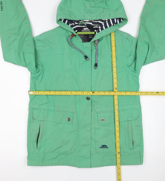 Womens UK Size 12 Trespass Green Parka Coat