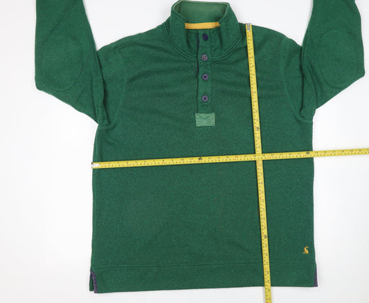 Mens UK Size 2XL Joules Green Henley Sweatshirt