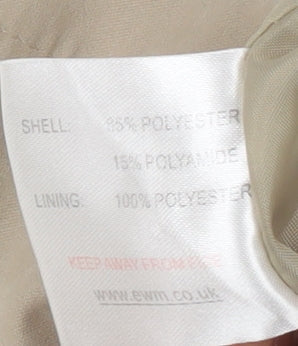 Womens UK Size 12 EWM Beige Basic Jacket