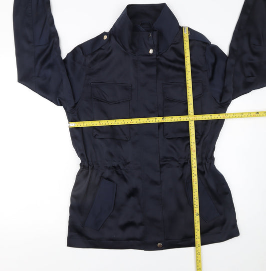 Womens UK Size 10 NEXT Blue Military Jacket