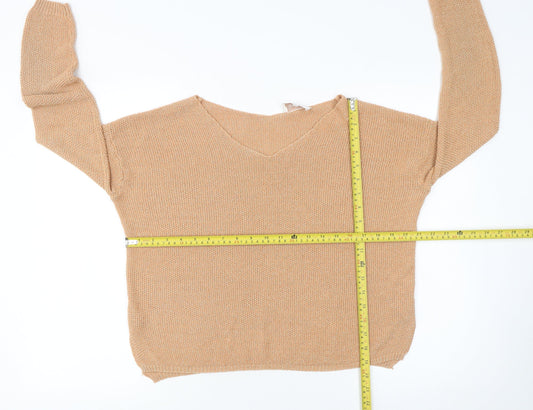 Womens UK Size L Grace & Mila Beige Pullover Jumper