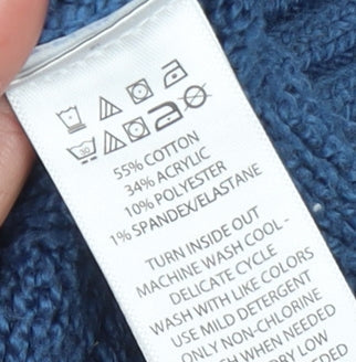 Womens UK Size L JOIE Blue Pullover Jumper