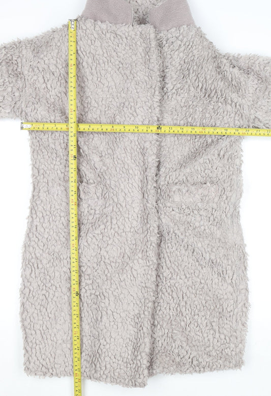 Womens UK Size 8 Paisie Beige Overcoat