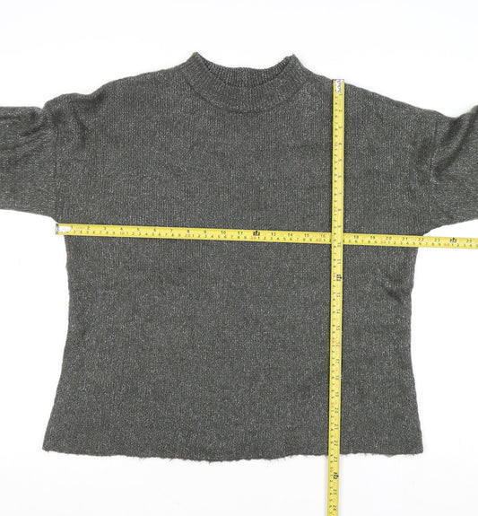 Womens UK Size 16 Warehouse Grey Pullover Jumper