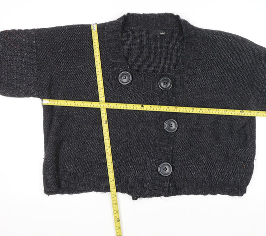 Womens UK Size XL NEXT Grey Cardigan Jumper