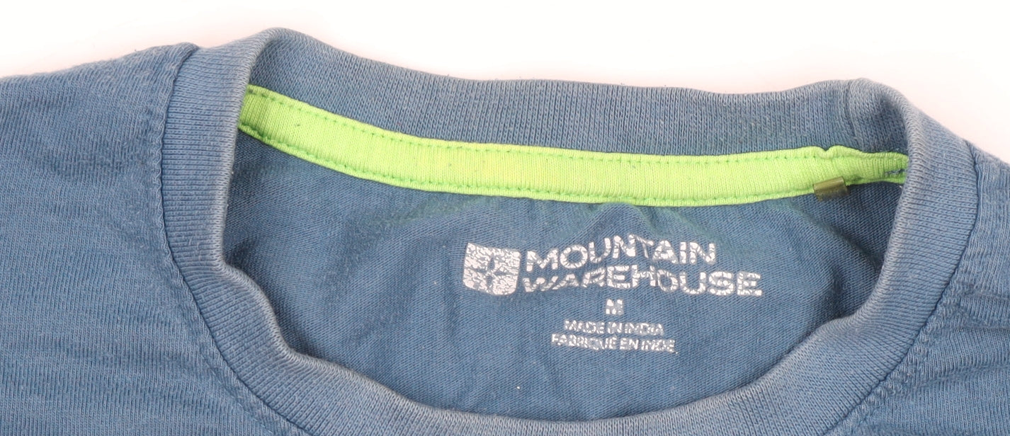 Mens UK Size M Mountain Warehouse Blue T-Shirt