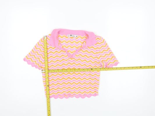 Womens UK Size M FB Sister Pink Pullover Jumper