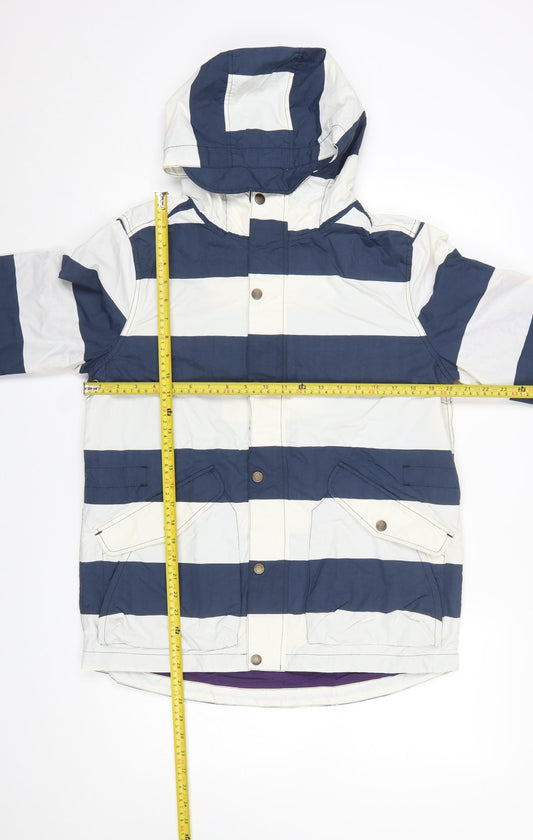 Boys UK Size 16 Years Johnnie b Blue Parka Coat