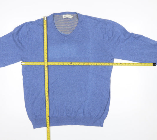 Mens UK Size L Aspen & Court Blue Pullover Jumper