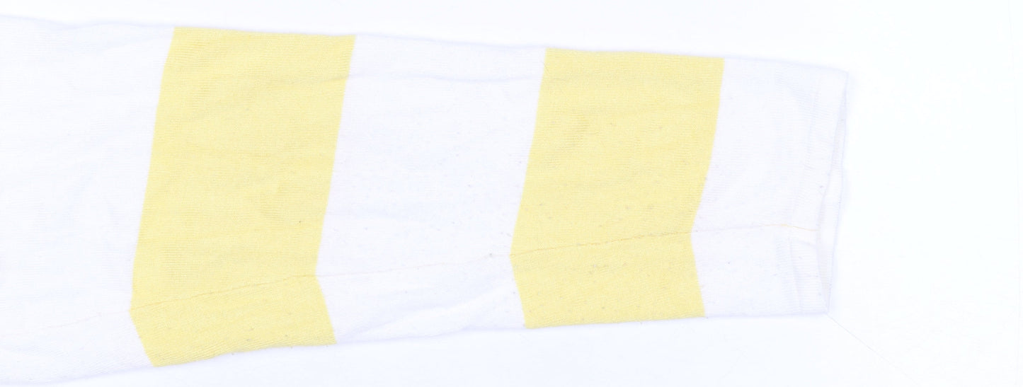 Womens UK Size 14 Michele Hope Yellow Cardigan Jumper